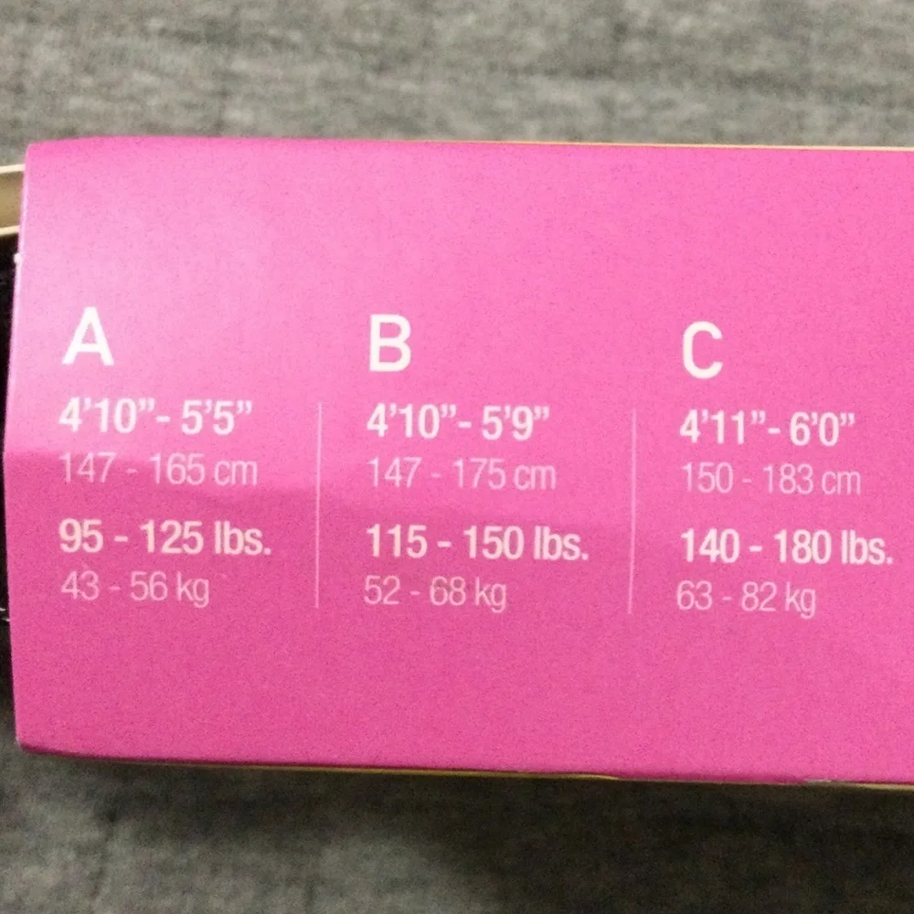 Lot of 2 Star Power by Spanx Center-Stage Shaping Tights Size B